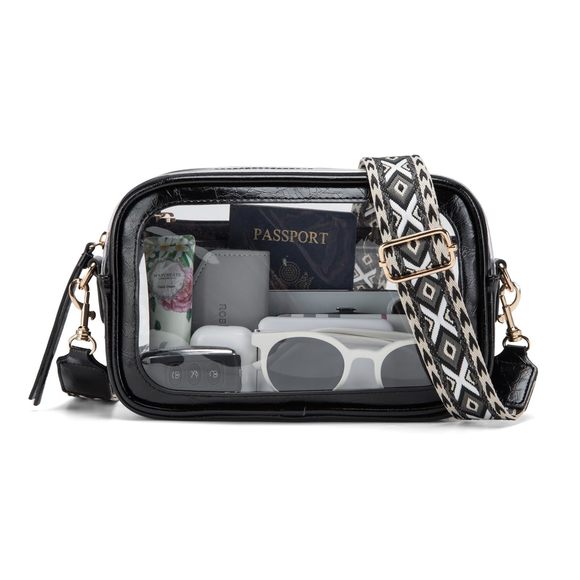 Clear Purse, Clear Bag Stadium Events, Shine Black Uwu ^-^ - Picture 1 of 6